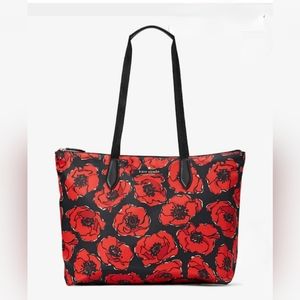 Kate Spade Red Floral Shoulder Bag